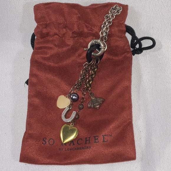 Longaberger So Rachel Scion Large Charm Swag - Picture 1 of 3